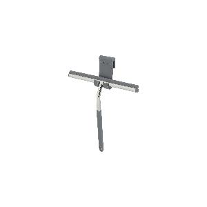 AOZITA Lavavetri doccia multiuso per porte doccia, bagno, finestre e vetro  auto, in acciaio inox, 25,2 cm 