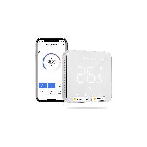 Meross Termostato Intelligente, Termostato 16A per Riscaldamento a  Pavimento Elettrico Compatibile con HomeKit, Siri, Alexa e Google Home, Termostato  WiFi con Touch Screen LED, Controllo Vocale 