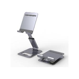 SBS Porta cellulare da tavolo, supporto pieghevole da scrivania, per  smartphone, tablet fino a 12 ed