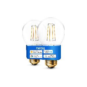 meross 4 pcs Lampadine WiFi Smart con LED, Lampada Alexa