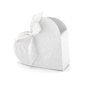 Relaxdays Bolle di Sapone Matrimonio, 48 Tubetti, Impugnatura a Cuore, Idea  Regalo per Bomboniere Bubble Wedding, Bianco