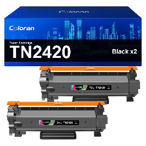 Coloran TN2420 TN2410 Cartucce Toner Compatibili per Brother TN