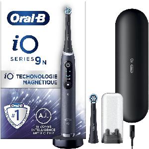 Oral-B Spazzolino Elettrico Ricaricabile iO 10 Nero + 1 Testina, 1