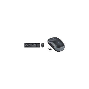 LOGITECH MK220 Combo Tastiera e Mouse Wireless Compatti per Windows, 2,4  GHz Wireless con Ricevitore USB Unifying, Durata Batteria di 24 Mesi,  Compatibile con PC, Laptop