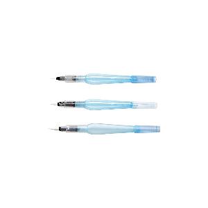 Pentel Xfrh Aquash Water Brush Pennello con Serbatoio in Plastica  Riempibile 3 Pezzi Punta Fine/Media/Grande 