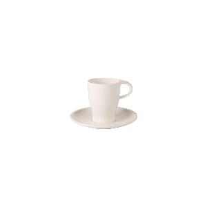 THUN - Mug con Coperchio in Porcellana con Decorazione Floreale  Primaverile, Linea Fiori e Fantasia, Ø 8.5 cm 