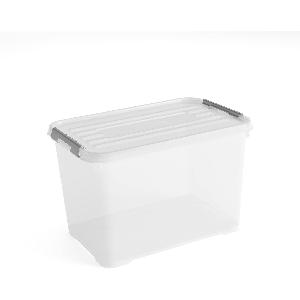 Contenitore master box in plastica da 25 lt, coperchio con