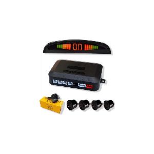 Kit 4 Sensori di Parcheggio Auto con Display LED Cicalino per Avvertimento  Acustico 
