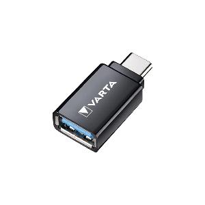 VARTA Adattatore Ricarica e Dati da USB a USB di Tipo C (Adatto a Tutti i  Dispositivi Compatibili con USB di Tipo Come Apple MacBook 12 2015, PRO,  Samsung Galaxy, Google ChromeBook) 