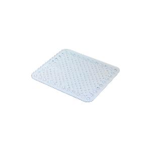 WENKO Tappetino scola acqua Kristall - per scolastoviglie, Plastica, 41 x  0.4 x 35 cm, Trasparente 