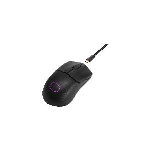 Cooler Master MM712 RGB-LED Mouse da Gioco Wireless Ibrido Ultraleggero 59g  - Sensore Ottico PAW3370 19K DPI, Interruttori Ottici 70 milioni di Clic,  On-The-Fly, MasterPlus+ (38 K DPI, solo PC), Nero 