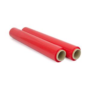 OFITURIA Pellicola per imballaggio 50 cm di larghezza e stirabile fino a  300 metri di lunghezza – Rotolo di pellicola elastica manuale per  imballaggio industriale (rosso, 2) 