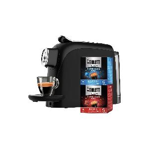 Bialetti Mignon, Macchina Caffè Espresso Per Capsule In Alluminio, Incluse  32 Capsule, Compatta, Serbatoio 500 Ml, Nero 