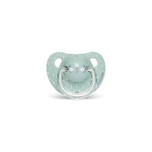 Suavinex - Ciuccio per bambini 6-18 mesi - Ciuccio con tettarella anatomica  in silicone 0% BPA Colore verde 