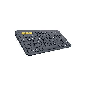 Logitech K380 Tastiera Bluetooth Multidispositivo per Windows, Apple iOS,  ‎Bluetooth Wireless, Design Compatto, PC/Mac/Laptop/Smartphone/Tablet,  Layout Italiano ‎QWERTY, Nero 