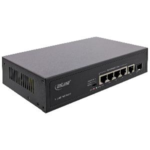 Switch PoE in fibra ottica - 2 porte SFP e 4 porte Gigabit Ethernet – Elfcam