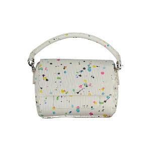 Desigual Sacca Bag Neon Art PUKHET Mini 1001 Raw Donna Bianco