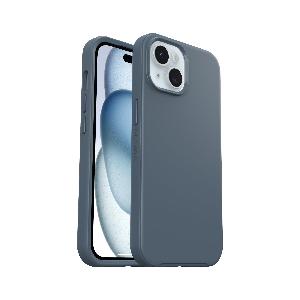 Otterbox Cover per iPhone 15 / iPhone 14 / iPhone 13 Symmetry per MagSafe,  resistente a shock e cadute ;sottile, testata 3x vs le norme MIL-STD 810G,  protezione antimicrobica, Blu 