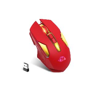 Rosa nero ergonomico 2.4G mouse ricaricabile per PC computer mute  retroilluminato USB ottico wireless gaming mouse rosa : :  Informatica