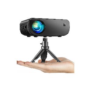 Mini Proiettore 9000 Lumen Videoproiettore Portatile Full HD Zoom