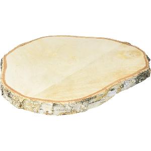 Rayher disco in legno di pioppo, naturale, circolare, diametro 29-32cm,  spessore 2,5cm, 1 pezzo, per decorazioni e lavori creativi, 55807000 