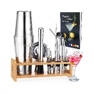 Boston Cocktail Shaker Set, Godmorn 16 Pezzi Kit da Barman in