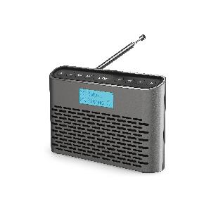 Radio Portatile DAB/DAB+ e FM Ricaricabile con Suono Stereo, Radiolina  Portatile Piccola Alimentata a Corrente e Batteria per un'Autonomia di  Riproduzione fino a 15 Ore 