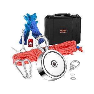 VEVOR Kit da Pesca con Magnete Bifacciale Capacità Carico max