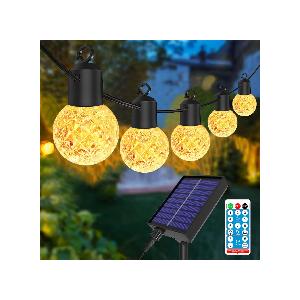 Faretti a LED Solari, 4 in 1 Lampade Solare da Giardino 3000K Bianco caldo  con picchetto, 4 Luminosità, Faretto Led Solare Impermeabile IP65 per