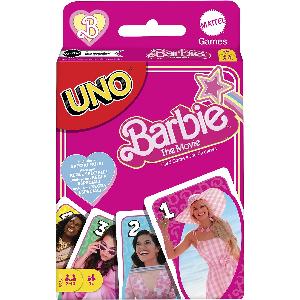 Barbie The Movie - Gioco di carte UNO ispirato al film di Barbie, per  serate di gioco in famiglia e feste tra amici, giocattolo per bambini, 7+  anni, HPY59 