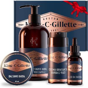 King C. Gillette Style Master Kit REGOLABARBA UOMO E DETERGENTE