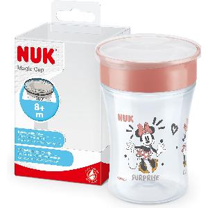 NUK Magic Cup bicchiere antigoccia, Bordo anti-rovesciamento a 360°, 8+  mesi, Senza BPA, 230 ml