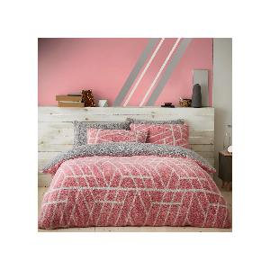 GC GAVENO CAVAILIA Set di biancheria da letto in pile matrimoniale, con  copripiumino e federe, super morbido, soffice e caldo, colore: rosa 