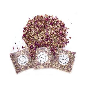 Carehabi Coriandoli da sposa naturali che getta petali di fiori secchi, 12  confezioni di coriandoli di petali di rosa biodegradabili per la  decorazione di feste di nozze 