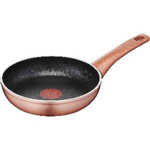 Lagostina Ramata Padella Antiaderente in Alluminio Ø 20 cm con Esterno  Effetto Rame, Pentola Gas e Forno, Rivestimento Titanium Easy, Manico  Ergonomico in Bakelite 