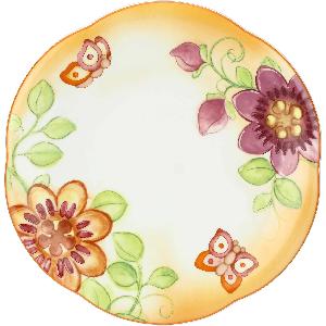 THUN - Set di Due Piattini da Dessert in Ceramica Decorata - Linea Fall in  Love - per La Tavola, Piatti e Servizi di Piatti - 21 cm ø : :  Casa e cucina