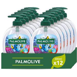 Palmolive Sapone Liquido Mani Aquarium 12x300ml I Protezione contro i  batteri I Vegano, 97% con formula biodegradabile