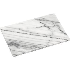Premier Housewares Tagliere di marmo bianco, 30,5 x 20,5 cm 