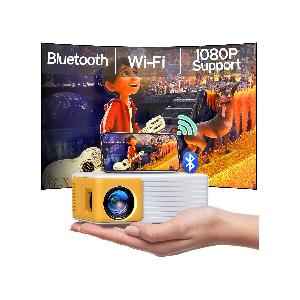 Proiettore Portatile WiFi Bluetooth - Mini Proiettore Full HD