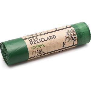 Sacchi Spazzatura Leonardo Fai Da Te 70x110cm - 50 Pezzi Gialli Extra Robusti, 100% Riciclabili E Made In Italy - Foto 2