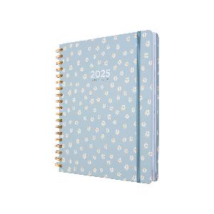 Calendario Da Tavolo 2025 Kokonote Nuit Florale - 12 Mesi 15x20cm Con Stickers