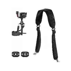 NEEWER Dubbele handgreep compatibel met DJI RS4 RS4 Pro RS3 RS3 Pro RS2 RSC2 Ronin S SC Gimbal, dubbele handgreep kit met 2 mini NAVO-rails, snelsluiting NAVO-klemmen, 1/4 en 3/8 schroefdraad, GA006